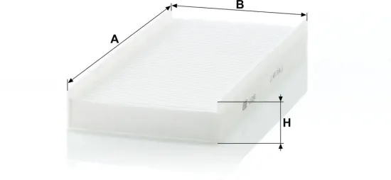 Filter, Innenraumluft Innenraum Fahrerseite MANN-FILTER CU 3240 Bild Filter, Innenraumluft Innenraum Fahrerseite MANN-FILTER CU 3240