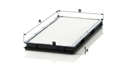 Filter, Innenraumluft hinter dem Handschuhfach MANN-FILTER CU 3338 Bild Filter, Innenraumluft hinter dem Handschuhfach MANN-FILTER CU 3338