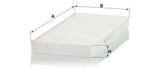 Filter, Innenraumluft unter dem Dach oder dem Dachholm MANN-FILTER CU 34 008 Bild Filter, Innenraumluft unter dem Dach oder dem Dachholm MANN-FILTER CU 34 008