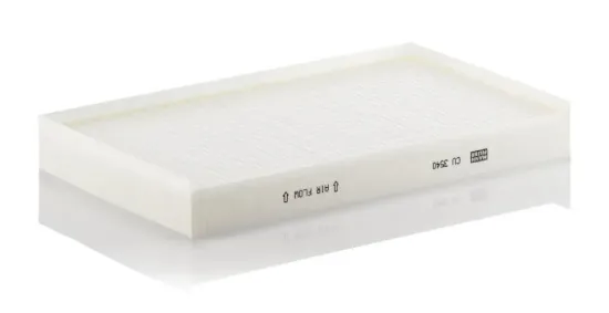 Filter, Innenraumluft Motorraum Mitte, unter der Wasserkastenabdeckung MANN-FILTER CU 3540 Bild Filter, Innenraumluft Motorraum Mitte, unter der Wasserkastenabdeckung MANN-FILTER CU 3540