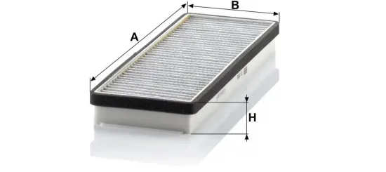 Filter, Innenraumluft MANN-FILTER CU 3855 Bild Filter, Innenraumluft MANN-FILTER CU 3855