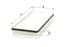 Filter, Innenraumluft Motorraum Mitte, unter der Wasserkastenabdeckung MANN-FILTER CU 3858 Bild Filter, Innenraumluft Motorraum Mitte, unter der Wasserkastenabdeckung MANN-FILTER CU 3858