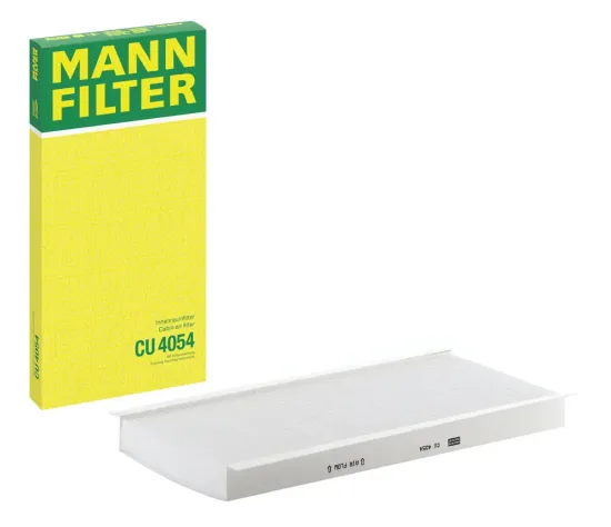 Filter, Innenraumluft Motorraum Mitte, unter der Wasserkastenabdeckung MANN-FILTER CU 4054 Bild Filter, Innenraumluft Motorraum Mitte, unter der Wasserkastenabdeckung MANN-FILTER CU 4054