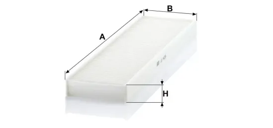 Filter, Innenraumluft unterhalb des Handschuhfaches MANN-FILTER CU 4436 Bild Filter, Innenraumluft unterhalb des Handschuhfaches MANN-FILTER CU 4436
