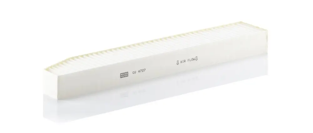 Filter, Innenraumluft Motorraum Beifahrerseite, unter der Wasserkastenabdeckung MANN-FILTER CU 4727