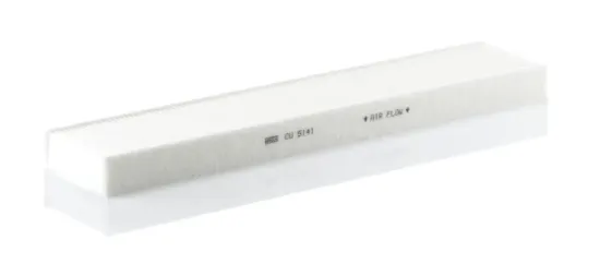 Filter, Innenraumluft Motorraum Beifahrerseite, unter der Wasserkastenabdeckung MANN-FILTER CU 5141 Bild Filter, Innenraumluft Motorraum Beifahrerseite, unter der Wasserkastenabdeckung MANN-FILTER CU 5141