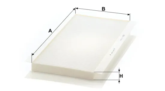 Filter, Innenraumluft Motorraum Mitte, unter der Wasserkastenabdeckung MANN-FILTER CU 5366 Bild Filter, Innenraumluft Motorraum Mitte, unter der Wasserkastenabdeckung MANN-FILTER CU 5366