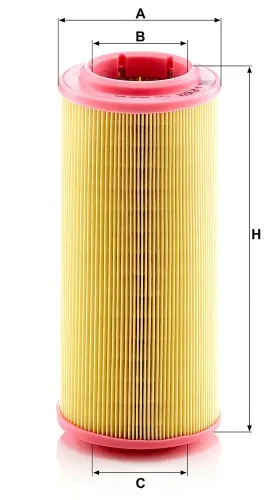 Luftfilter MANN-FILTER C 12 107/1 Bild Luftfilter MANN-FILTER C 12 107/1