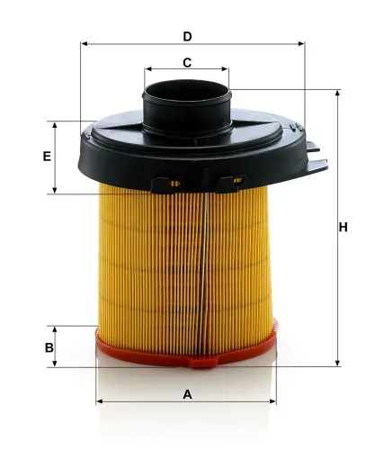 Luftfilter MANN-FILTER C 1468 Bild Luftfilter MANN-FILTER C 1468