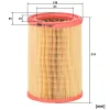 Luftfilter MANN-FILTER C 1480 Bild Luftfilter MANN-FILTER C 1480