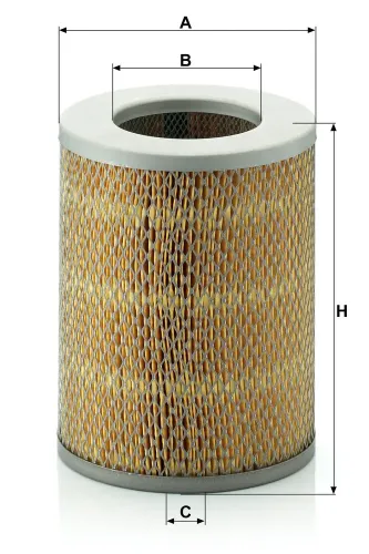 Luftfilter MANN-FILTER C 16 136 Bild Luftfilter MANN-FILTER C 16 136