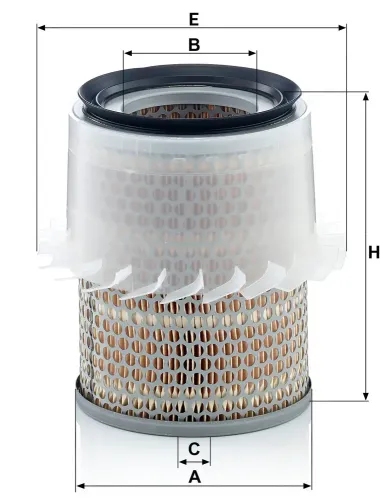 Luftfilter MANN-FILTER C 16 148 Bild Luftfilter MANN-FILTER C 16 148