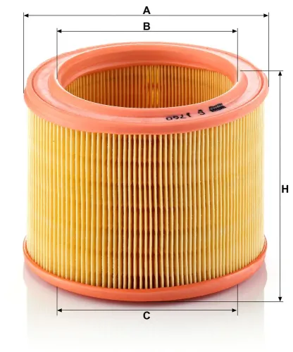 Luftfilter MANN-FILTER C 1760 Bild Luftfilter MANN-FILTER C 1760