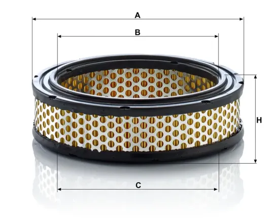 Luftfilter MANN-FILTER C 2233 Bild Luftfilter MANN-FILTER C 2233