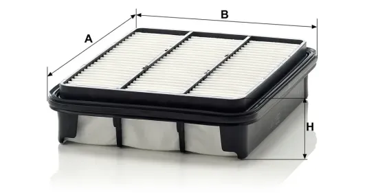 Luftfilter MANN-FILTER C 2438 Bild Luftfilter MANN-FILTER C 2438