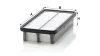Luftfilter MANN-FILTER C 2519 Bild Luftfilter MANN-FILTER C 2519