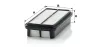 Luftfilter MANN-FILTER C 2524 Bild Luftfilter MANN-FILTER C 2524