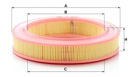 Luftfilter MANN-FILTER C 2536 Bild Luftfilter MANN-FILTER C 2536