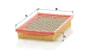 Luftfilter MANN-FILTER C 2552/2 Bild Luftfilter MANN-FILTER C 2552/2