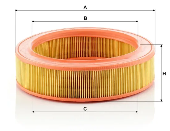 Luftfilter MANN-FILTER C 2555/2 Bild Luftfilter MANN-FILTER C 2555/2