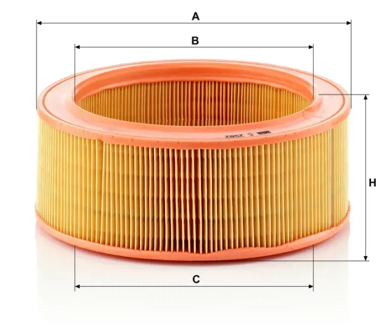 Luftfilter MANN-FILTER C 2582 Bild Luftfilter MANN-FILTER C 2582