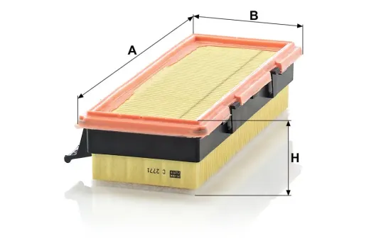 Luftfilter MANN-FILTER C 2771 Bild Luftfilter MANN-FILTER C 2771