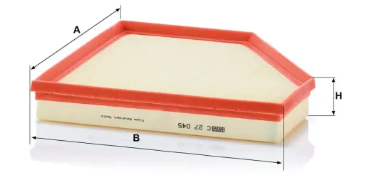 Luftfilter MANN-FILTER C 27 045 Bild Luftfilter MANN-FILTER C 27 045