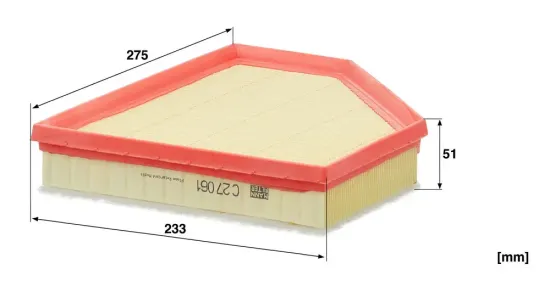 Luftfilter MANN-FILTER C 27 061 Bild Luftfilter MANN-FILTER C 27 061