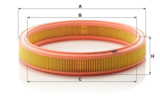 Luftfilter MANN-FILTER C 3034 Bild Luftfilter MANN-FILTER C 3034