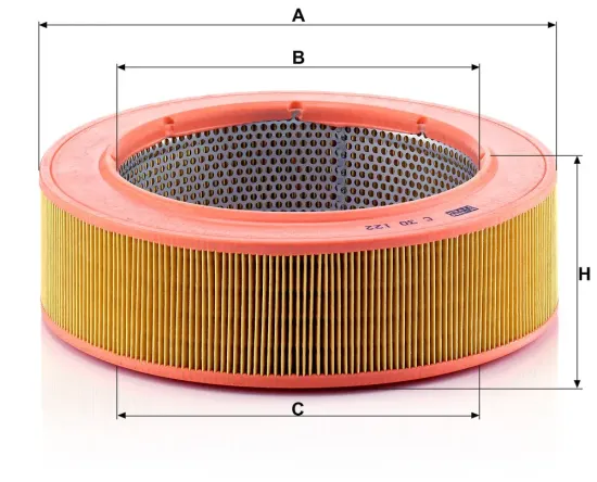 Luftfilter MANN-FILTER C 30 122 Bild Luftfilter MANN-FILTER C 30 122