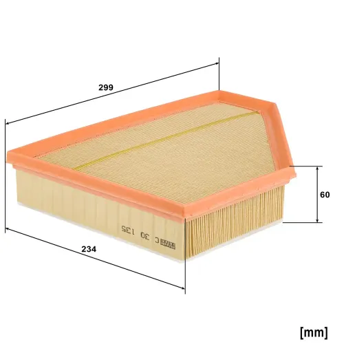 Luftfilter MANN-FILTER C 30 135 Bild Luftfilter MANN-FILTER C 30 135