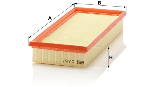 Luftfilter MANN-FILTER C 3397 Bild Luftfilter MANN-FILTER C 3397