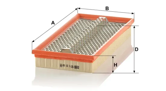 Luftfilter MANN-FILTER C 33 102 Bild Luftfilter MANN-FILTER C 33 102