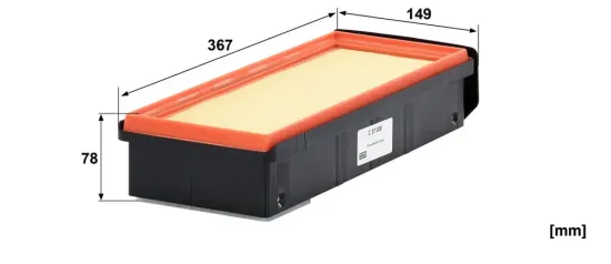 Luftfilter MANN-FILTER C 37 009 Bild Luftfilter MANN-FILTER C 37 009
