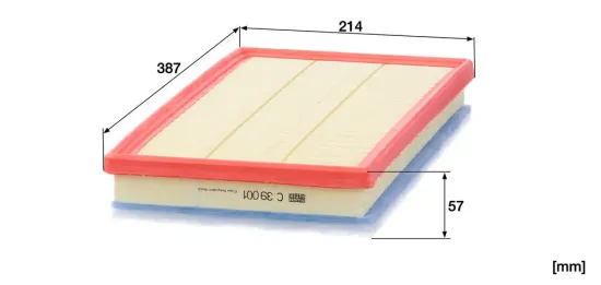 Luftfilter MANN-FILTER C 39 001 Bild Luftfilter MANN-FILTER C 39 001