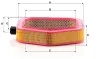 Luftfilter MANN-FILTER C 40 193 Bild Luftfilter MANN-FILTER C 40 193