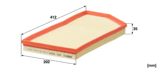Luftfilter MANN-FILTER C 45 004 Bild Luftfilter MANN-FILTER C 45 004