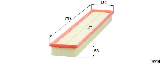 Luftfilter MANN-FILTER C 74 002 Bild Luftfilter MANN-FILTER C 74 002
