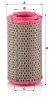 Luftfilter MANN-FILTER C 816/2 Bild Luftfilter MANN-FILTER C 816/2