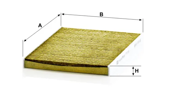 Filter, Innenraumluft unter der Mittelkonsole MANN-FILTER FP 2436 Bild Filter, Innenraumluft unter der Mittelkonsole MANN-FILTER FP 2436