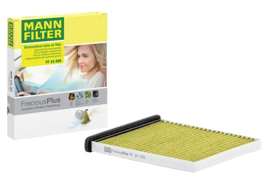 Filter, Innenraumluft hinter dem Handschuhfach MANN-FILTER FP 24 009 Bild Filter, Innenraumluft hinter dem Handschuhfach MANN-FILTER FP 24 009