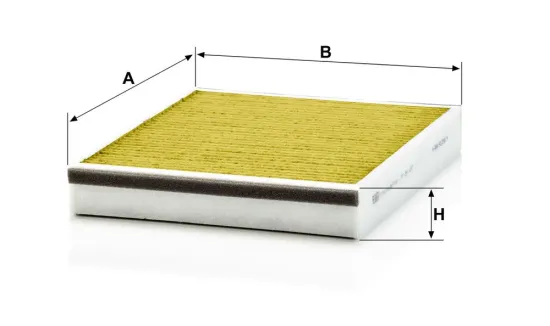 Filter, Innenraumluft unter der Mittelkonsole MANN-FILTER FP 25 007 Bild Filter, Innenraumluft unter der Mittelkonsole MANN-FILTER FP 25 007