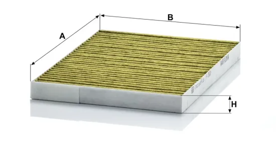 Filter, Innenraumluft Innenraum Fahrerseite MANN-FILTER FP 2620 Bild Filter, Innenraumluft Innenraum Fahrerseite MANN-FILTER FP 2620