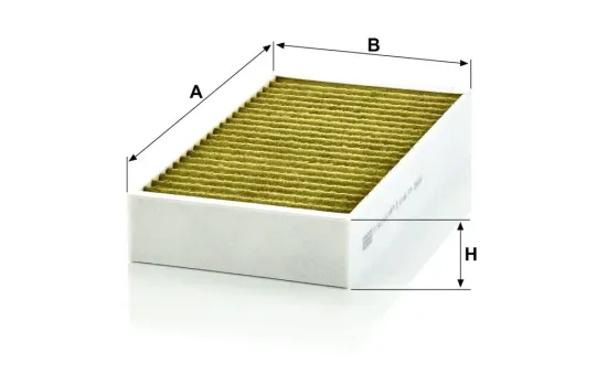 Filter, Innenraumluft hinter dem Handschuhfach MANN-FILTER FP 2646-2 Bild Filter, Innenraumluft hinter dem Handschuhfach MANN-FILTER FP 2646-2