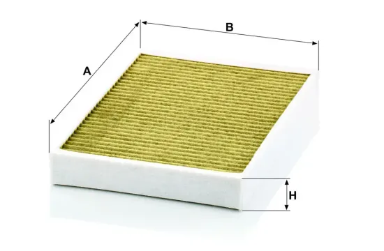 Filter, Innenraumluft unter der Mittelkonsole MANN-FILTER FP 2733 Bild Filter, Innenraumluft unter der Mittelkonsole MANN-FILTER FP 2733