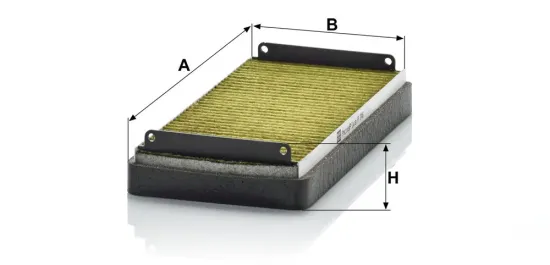 Filter, Innenraumluft hinter dem Handschuhfach MANN-FILTER FP 2745-2 Bild Filter, Innenraumluft hinter dem Handschuhfach MANN-FILTER FP 2745-2