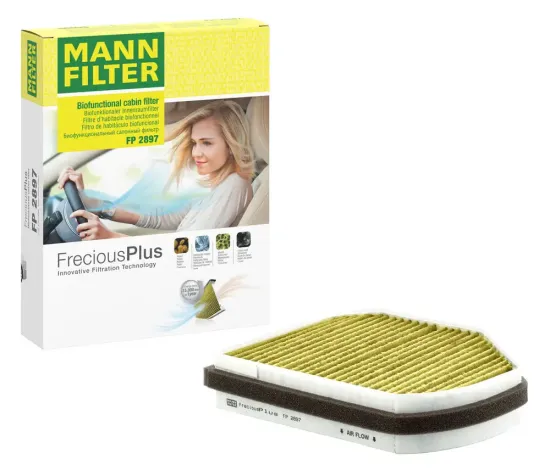 Filter, Innenraumluft unterhalb des Handschuhfaches MANN-FILTER FP 2897 Bild Filter, Innenraumluft unterhalb des Handschuhfaches MANN-FILTER FP 2897