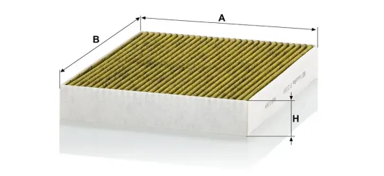 Filter, Innenraumluft unterhalb des Handschuhfaches MANN-FILTER FP 28 009 Bild Filter, Innenraumluft unterhalb des Handschuhfaches MANN-FILTER FP 28 009