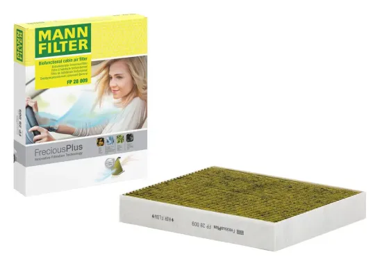Filter, Innenraumluft unterhalb des Handschuhfaches MANN-FILTER FP 28 009 Bild Filter, Innenraumluft unterhalb des Handschuhfaches MANN-FILTER FP 28 009