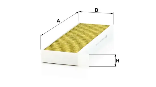 Filter, Innenraumluft unterhalb des Handschuhfaches MANN-FILTER FP 29 003-2 Bild Filter, Innenraumluft unterhalb des Handschuhfaches MANN-FILTER FP 29 003-2